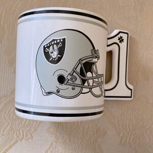 Vintage 90s Raiders Team NFL coffee mug